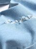 Light Wash Ripped Detail Jeans -  