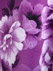 Plus Size Sleeveless Floral Print Crisscross Sundress -  