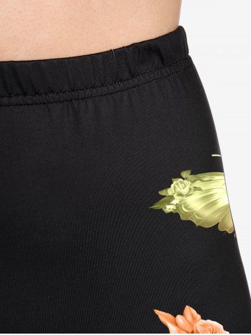 Plus Size & Curve Butterfly High Rise Leggings