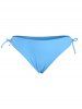 Maillot de Bain Sanglé Ombré à Volants de Grande Taille à Col Halter - Bleu clair 4X