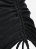 Plus Size Halter Backless Empire Waist Modest Boyshorts Tankini Swimsuit -  