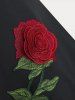 Plus Size & Curve Backless Rose Embroidered Valentines Cami Top -  
