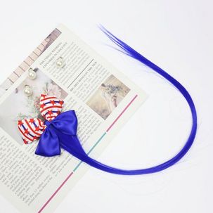 Patriotic Fourth of July Bowknot Party 1pc Hair Extension
