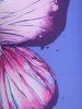 Butterfly Print One Shoulder Padded Tied Vacation One-piece Swimwear -  