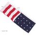 USA Independence Day Flag Stripe and Star Print Wide Elastic Hairband -  