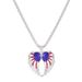 USA Independence Day American Flag Wings Pendant Necklace -  
