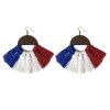 Boucles D'Oreilles Pendantes Style Bohémien à Frange - Multi 