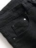 Casual Ripped Button Zipper Jeans -  