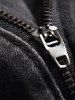 Destroyed Straight Leg Denim Pants -  