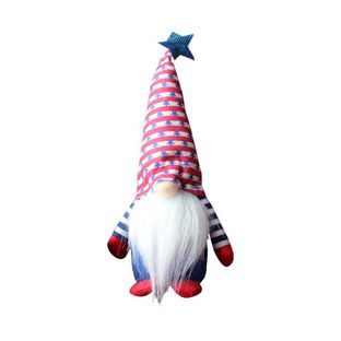USA Independence Day Stripe and Star Faceless Doll