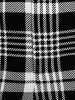 Plus Size Plaid High Waist Shorts -  