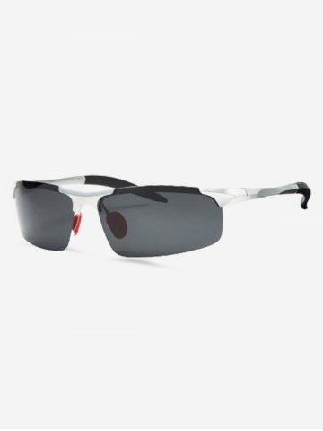 Rimless Outdoor Bicycle Sunglasses - SILVER