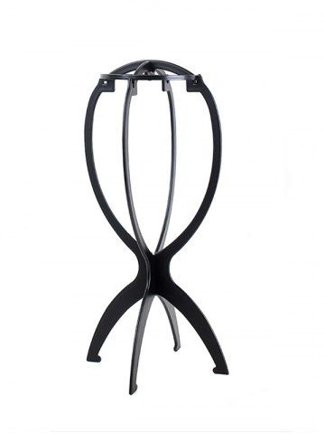 Solid Color Wig Stand - BLACK