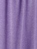 ROSEGAL T-shirt Grande Taille à Col en Forme de Cœur - Iris Pourpre 1X