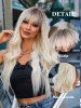Perruque Synthétique Longue Ondulée à Air Frange - Blonde Ensemble de 1 Pièce 26 pouces