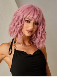 See-through Bang Fluffy Curly Short Synthetic Wig -  