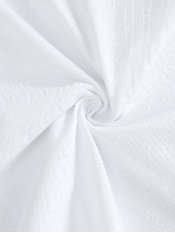 Sun Letter Print Unisex Graphic Tee