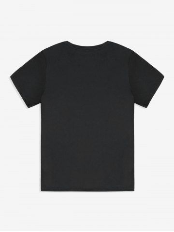 Unisex Sun Cloud and Letter Print Graphic Tee