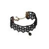 Gothic Adjustable Lace Drop Bracelet -  