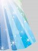 Plus Size Ombre Color Starlight Print Tank Top -  