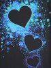 Unisex Paint Splatter Heart Printed Short Sleeves Tee -  