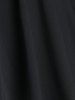 T-shirt Mouchoir Plongeant à Manches Déchirées de Grande Taille - Noir 3x | US 22-24