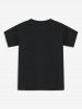 Unisex Letter Print Graphic Tee -  