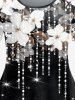 Plus Size Starlight Floral Print T-shirt -  