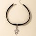 Gothic Snake Adjustable Pendent Choker Necklace -  
