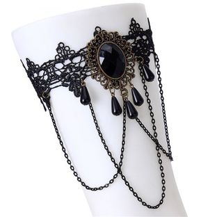 Vintage Gothic Chains Lace Armband Arm Bracelet