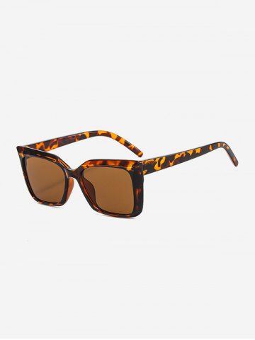 Two-tone Color All-match Sunglasses - LEOPARD