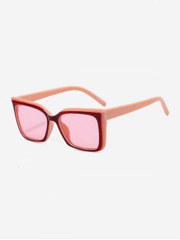 Two-tone Color All-match Sunglasses - LIGHT PINK