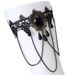 Bracelet de Bras en Dentelle Chaîne Style Gothique Vintage - Noir 