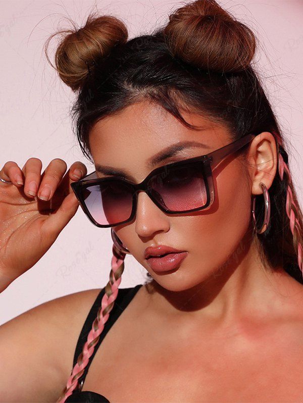 Fashion Two-tone Color All-match Sunglasses  