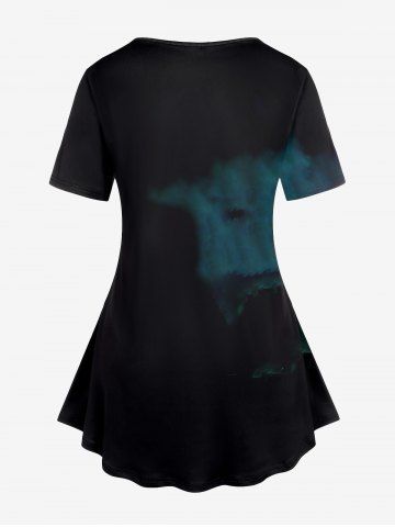 Plus Size Butterfly Print Tee