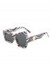 Asymmetric Frame Fashion Sunglasses -  
