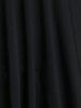 T-shirt Gothique à Epaule Dénudée de Grande Taille à Lacets avec Œillets - Noir L | États-Unis 12