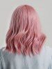 See-through Bang Fluffy Wavy Shoulder-length Synthetic Wig -  