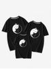 Cat Printed Mommy and Dad and Kid Family Matching Tee Outfit -  