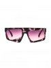 Rectangle Lens Fashion Sunglasses -  