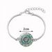 3Pcs Bohemian Pattern Pendant Necklace Bracelet Earring Jewelry Set -  