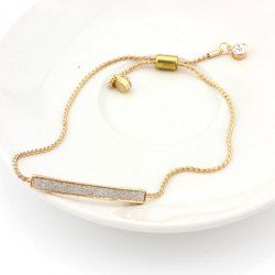 Bracelet Ajustable Brillant - d'or 