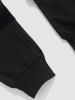 Playing Card Pattern Sport Jogger Pants -  