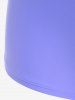 Plus Size Solid Basic Boyshorts Swimsuit -  