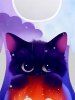 T-shirt à Imprimé Citrouille Chat Halloween Grande Taille - Concorde 1X | US 14-16