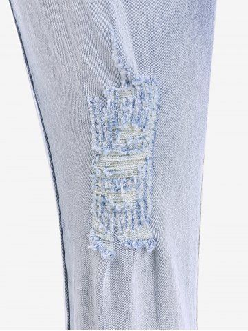 Plus Size Dip Dye Ripped Jeans
