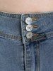Plus Size Ripped Distressed Frayed Skinny Jeans -  