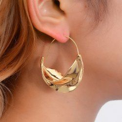 Flower Basket Exaggerated Dangle Earrings -  