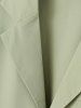 Tailored Collar Solid Color Short Sleeves Shirt -  