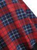 Plaid Print Empire Waist Dual Strap A Line Mini Casual Dress -  